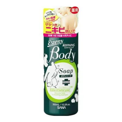 【送料込・まとめ買い×4個セット】常盤薬品 サナ エステニー 薬用 ボディソープ AC 300ml