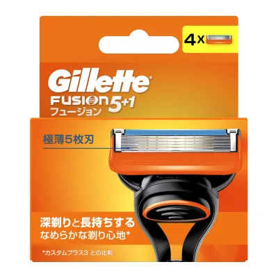 【送料込】 P&G ジレット フュージョン マニュアル 替刃 4B 4個入 1個