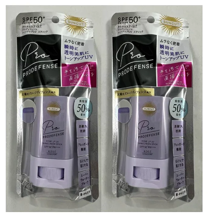 【×2本セットメール便送料込】コーセー サンカット R プロディフェンス トーンアップ UV スティック 20g ムラなく密着 瞬時に透明美肌に トーンアップ 日焼け止め 日やけ止め UVケア (4971710398779 )