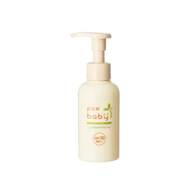【送料込・まとめ買い×8個セット】太陽油脂 パックスベビー SPF30 しっかりUVケアクリーム 90g 日焼け止め