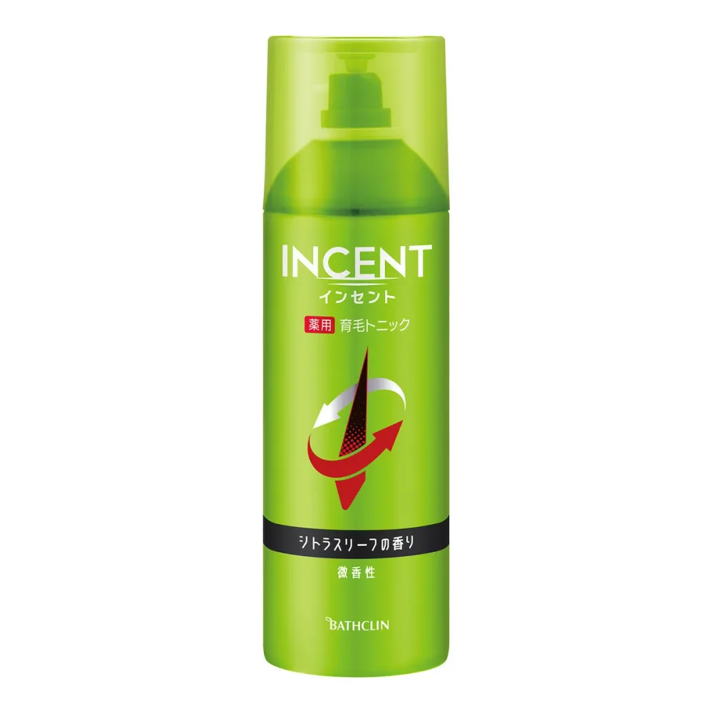【送料込・まとめ買い×12個セット】バスクリン INCENT インセント 薬用 育毛トニック 微香性 260G