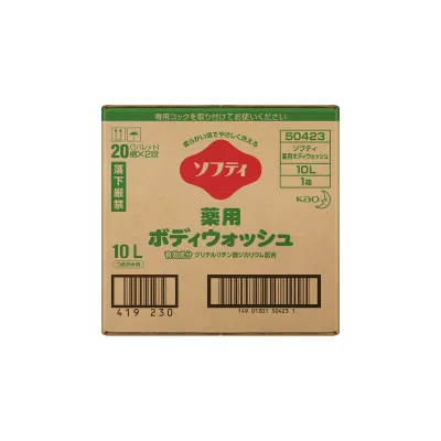 花王プロフェッショナル ソフティ 業務用 薬用 ボディウォッシュ 10L バッグインボックスタイプ つめかえ用