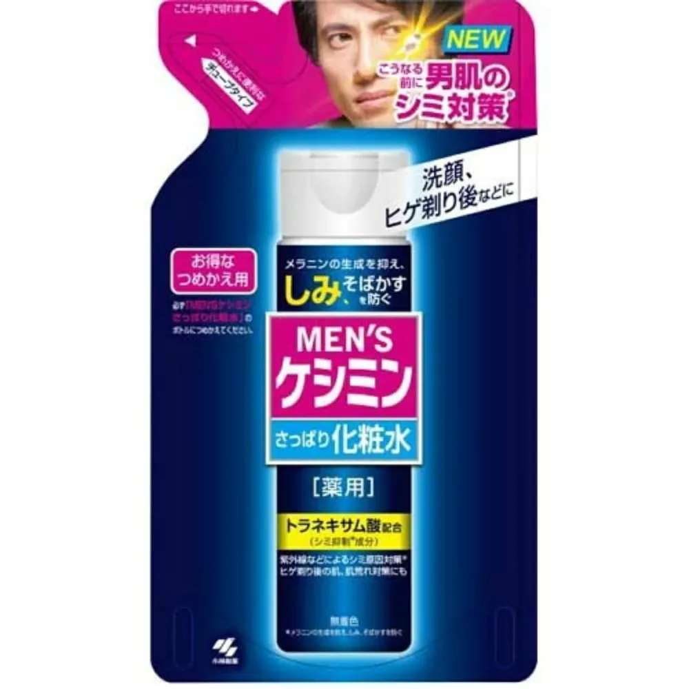 【送料込・まとめ買い×4個セット】小林製薬 メンズ ケシミン 化粧水 詰替 140ml