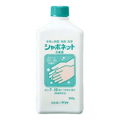 【送料込・まとめ買い×6個セット】サラヤ シャボネット 石鹸液 ハンドソープ 500g 薬用石けん液