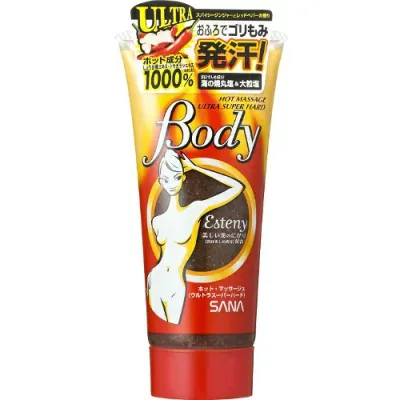 【店長のイチオシ】常盤薬品工業 サナ SANA エステニー ホット・マッサージュ ウルトラスーパーハード 240g ホットなスパイシージンジャーとレッドペパーの香り ( 自宅でエステ )