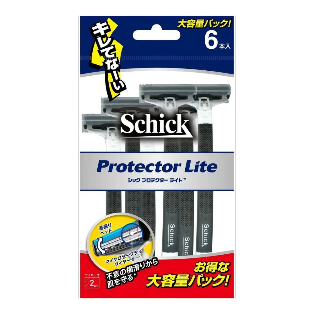 シック・ジャパン Schick シック プロテクターライト 6本入