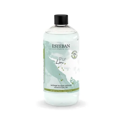 【送料込・まとめ買い×6個セット】日本香堂 エステバン ピュアリネン フレグランスリフィル 500ml