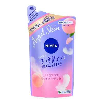 【秋 売りたいんや】花王 ニベア エンジェルスキン ボディウォッシュ ピーチ&フルーティーの香り 詰替 360ml