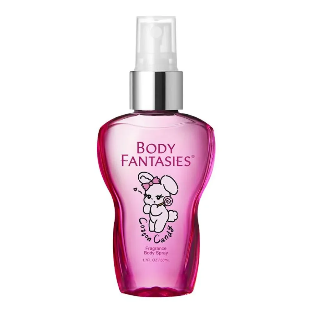 【送料込・まとめ買い×8個セット】ボディファンタジー ボディスプレー コットンキャンディー スウィート 50ml 香水