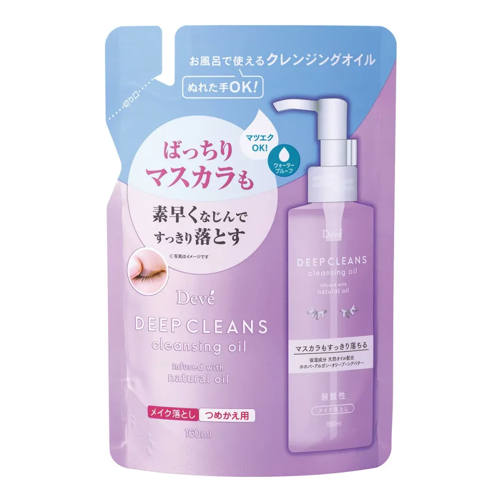 【送料込・まとめ買い×48個セット】熊野油脂 ディブ ディープ クレンジングオイル つめかえ用 160ml メイク落とし