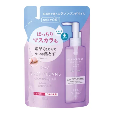 【送料込・まとめ買い×48個セット】熊野油脂 ディブ ディープ クレンジングオイル つめかえ用 160ml メイク落とし