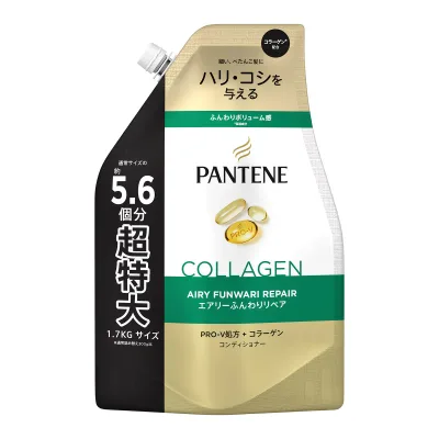 【送料込・まとめ買い×6個セット】P&G パンテーン エアリーふんわりリペア コンディショナー つめかえ用 超特大サイズ 1700g