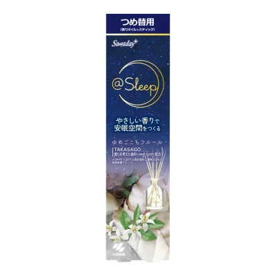 【送料込・まとめ買い×70個セット】小林製薬 Sawaday+@sleep サワデー プラス アットスリープ つめ替用 ゆめごこちフルール 70mL 芳香剤