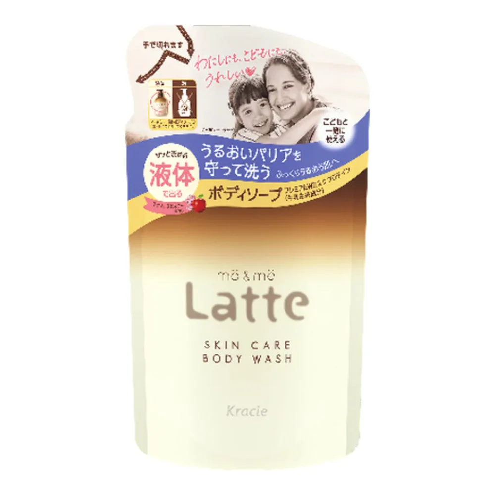 【送料込・まとめ買い×18個セット】クラシエホームプロダクツ マー&ミー Latte ボディソープ 詰替用 360ml スキンケア ボディウォッシュ 液体タイプ
