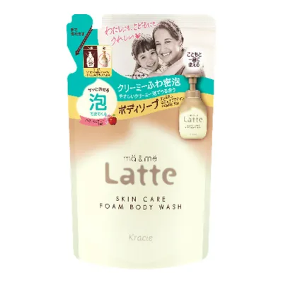 【送料込・まとめ買い×8個セット】クラシエホームプロダクツ マー&ミー Latte 泡で出てくる ボディソープ 詰替用 420ml スキンケア フォームボディウォッシュ