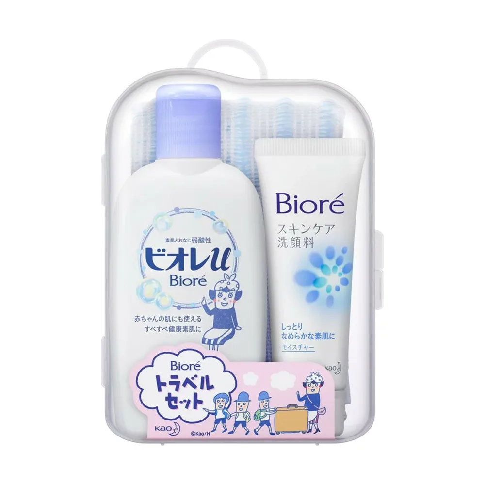 【送料込・まとめ買い×24個セット】花王 ビオレ トラベルセット 1組