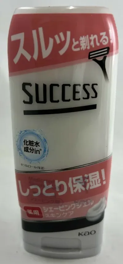 【配送おまかせ】花王 サクセス 薬用シェービングジェル スキンケアタイプ 180g シェービングジェル 医薬部外品(4901301043344) 1個