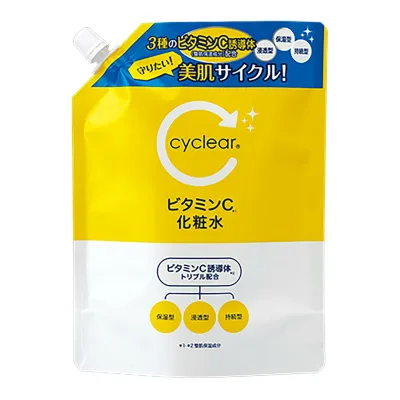 熊野油脂 cyclear サイクリア ビタミンC 化粧水 詰替 500mL
