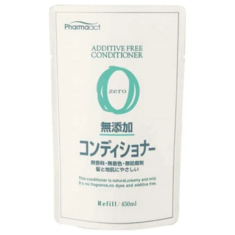 【秋 売りたいんや】熊野油脂 ファーマアクト 無添加 コンディショナー つめかえ用 450ml