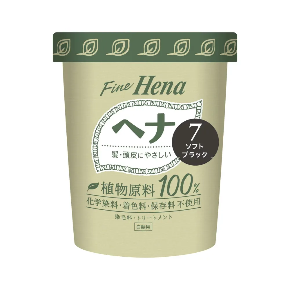 【送料込・まとめ買い×8個セット】三宝 テンスター ファインヘナ2P ソフトブラック 40g×2 白髪用 染毛料