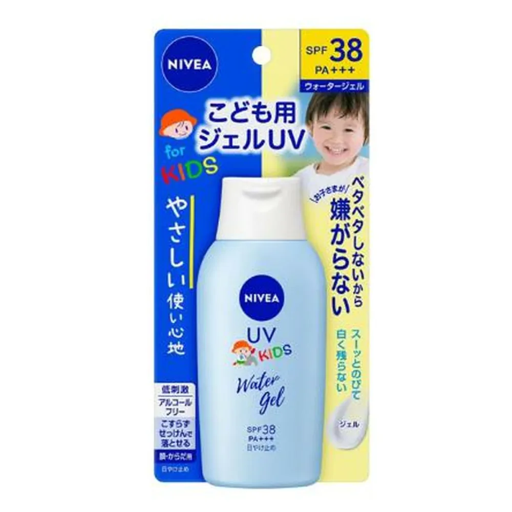 【送料込・まとめ買い×6個セット】花王 ニベアUV ウォータージェル SPF38 PA+++ こども用 120g ニベア ジェルUV 日焼け止め