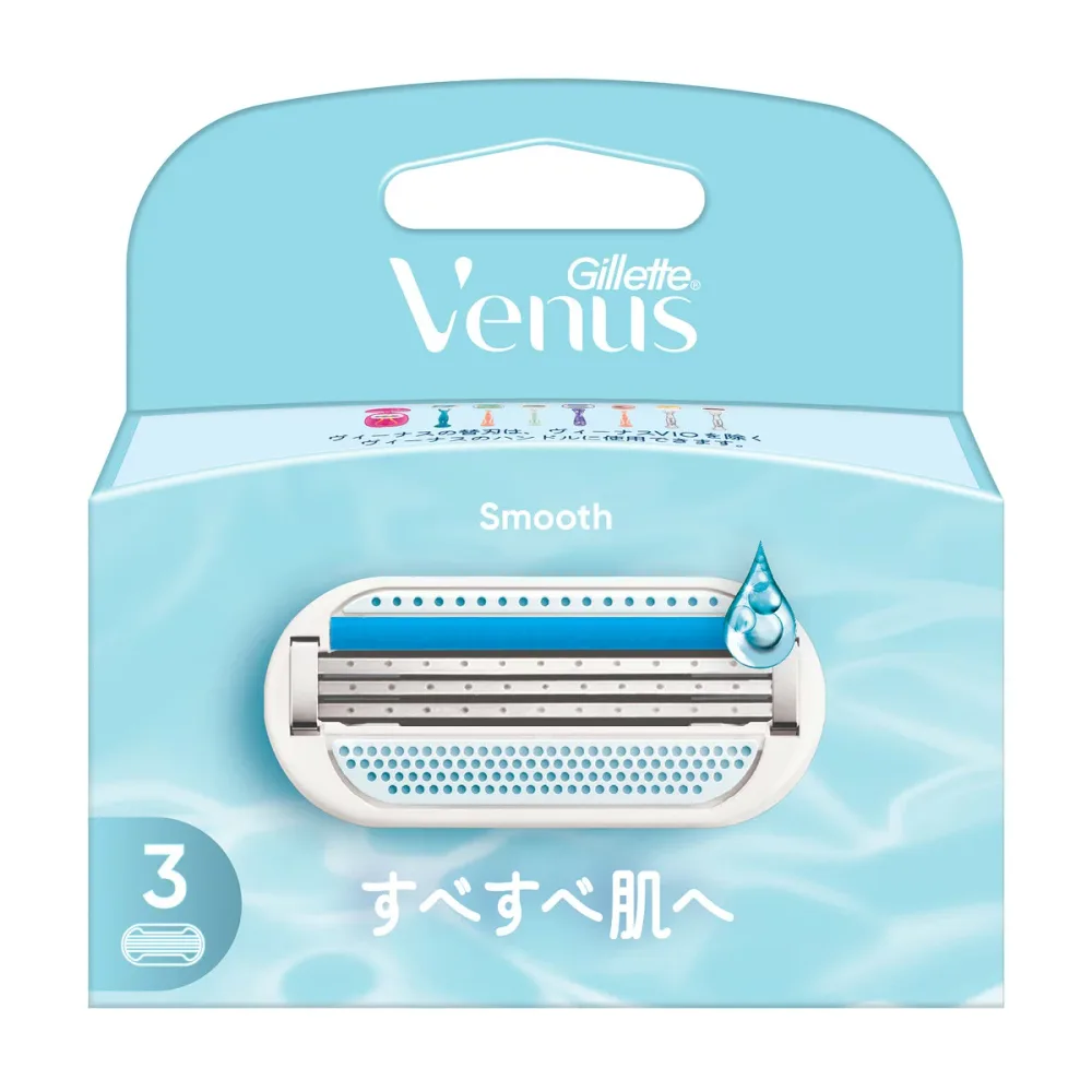 【×2個 配送おまかせ】P&G ジレット ヴィーナス すべすべ肌 替刃3個入