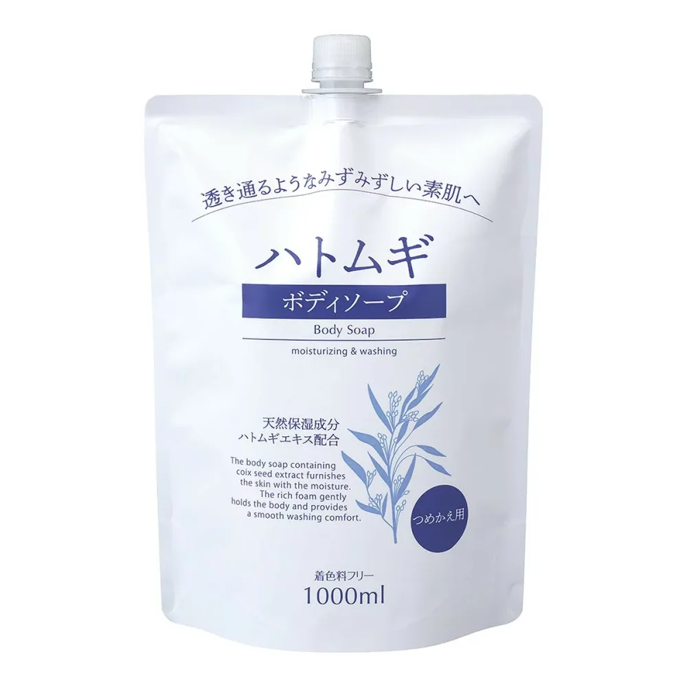 熊野油脂 ハトムギ ボディソープ つめかえ用 1000mL