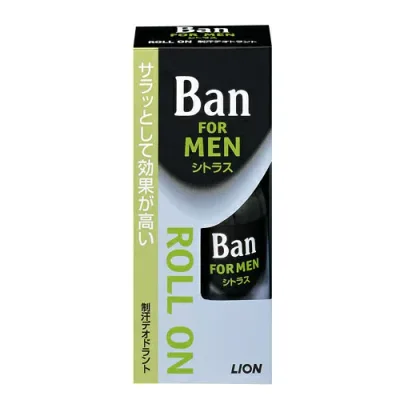 【×2個 配送おまかせ】ライオン Ban 男性用 ロールオン シトラス 微香タイプ 30ml 制汗デオドラント