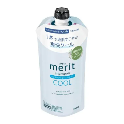 【秋 売りたいんや】花王 メリット リンスのいらないシャンプー クール つめかえ用 320mL 医薬部外品
