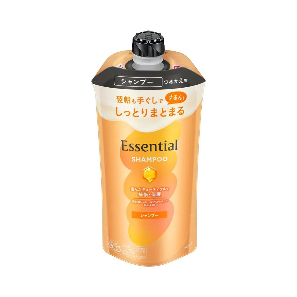 【送料込・まとめ買い×6個セット】花王 エッセンシャル しっとりまとまる シャンプー つめかえ用 300mL