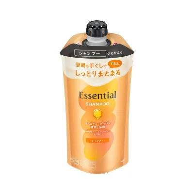 【送料込・まとめ買い×6個セット】花王 エッセンシャル しっとりまとまる シャンプー つめかえ用 300mL