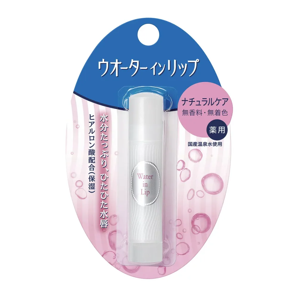 【送料込・まとめ買い×8個セット】ファイントゥデイ ウオーターインリップ 薬用 スティック 4g リップクリーム