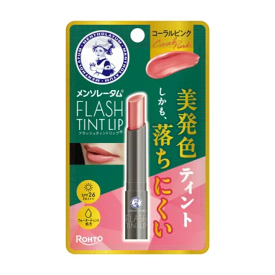 ロート製薬 メンソレータム フラッシュ ティント リップ コーラルピンク 2g リップカラー