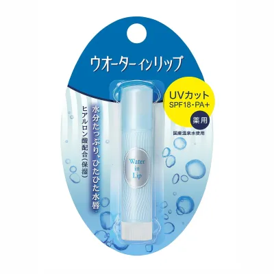 【×4個 配送おまかせ】ファイントゥデイ ウオーターインリップ 薬用 スティックUV 4g リップクリーム