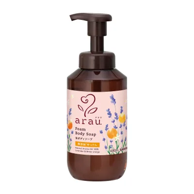 【送料込・まとめ買い×4個セット】サラヤ arau. アラウ 泡ボディソープ 480mL