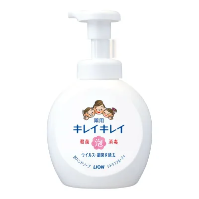 【今月のオススメ品】ライオン キレイキレイ 薬用 泡ハンドソープ 本体 大型サイズ シトラスフルーティの香り 500mL