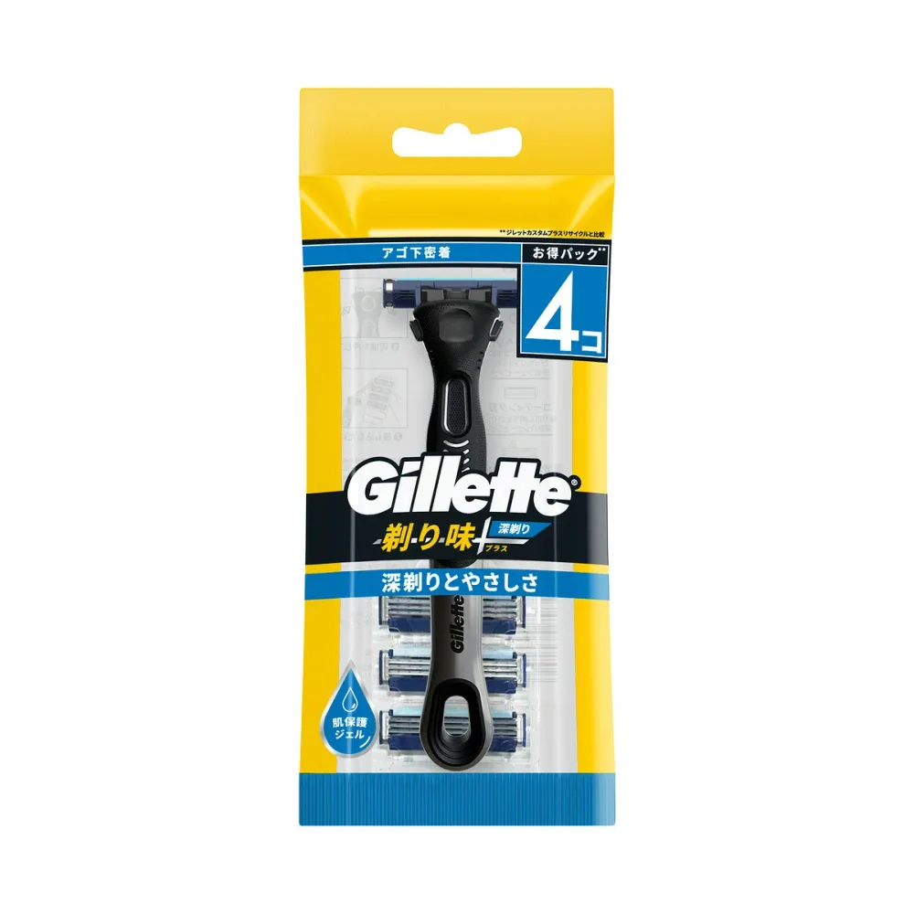 P&G ジレット 剃り味 +プラス 深剃り 3Bホルダー付