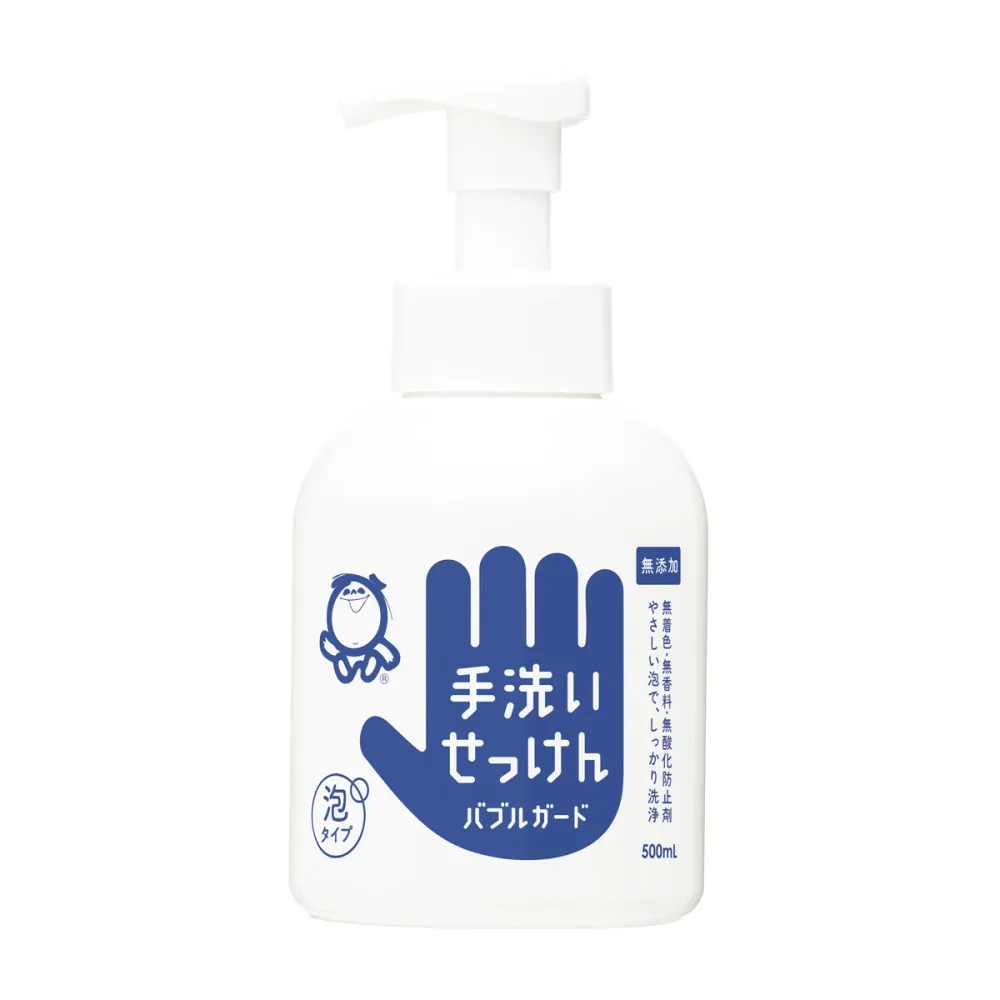 【送料込・まとめ買い×6個セット】シャボン玉石けん バブルガード 手洗いせっけん 500mL