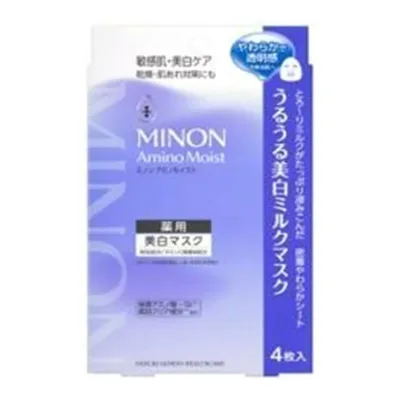 第一三共ヘルスケア ミノン アミノモイスト 薬用 うるうる美白ミルクマスク 4枚入 美白マスク