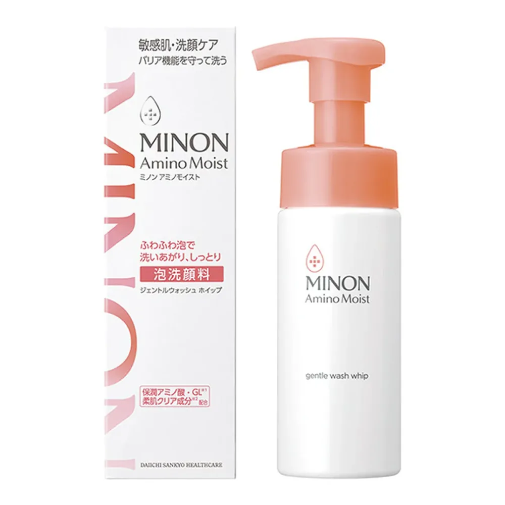 【秋 売りたいんや】第一三共ヘルスケア ミノン アミノモイスト ジェントルウォッシュ ホイップ 本体 150mL 泡洗顔料