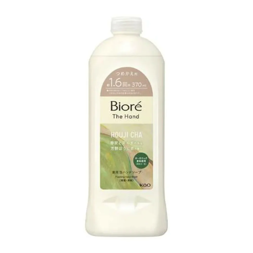 ビオレ ザ ハンド 泡ハンドソープ 静寂と安らぎのある芳醇ほうじ茶の香り つめかえ用 370mL 花王