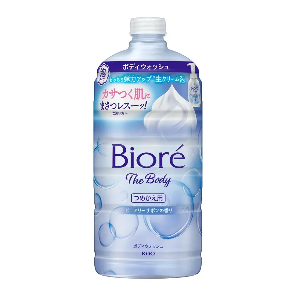 【配送おまかせ】花王 ビオレ ザ ボディ 泡タイプ ピュアリーサボンの香り つめかえ用 780mL ボディウォッシュ ボディソープ 1個