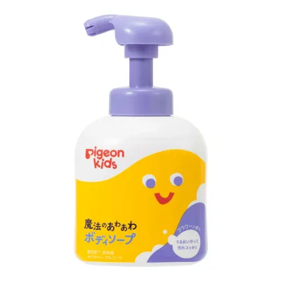 【秋 売りたいんや】ピジョンキッズ 魔法のあわあわ ボディソープ フラワーの香り 本体 ボトル 400mL