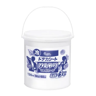 【送料込・まとめ買い×4個セット】エリエール ドデカシート ひんやり ロングシート 大容量 本体 130枚 大王製紙