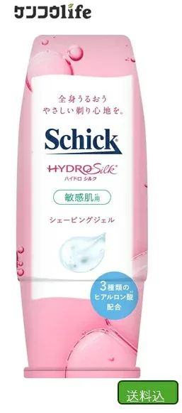 【送料込】シック ハイドロシルク シェービングジェル150g むだ毛処理剤 シェービング剤 Wヒアルロン酸配合でシェービング後もさわりたくなるうるおい肌 (4891228302610 )