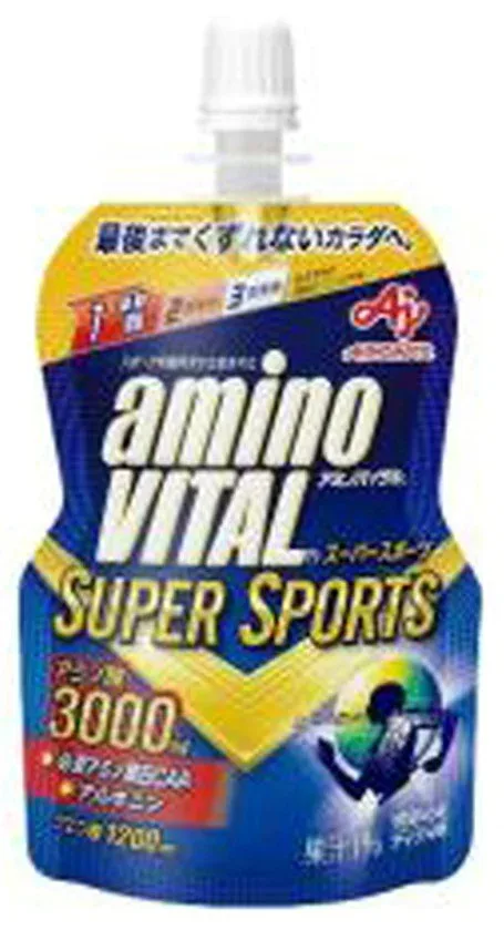 【秋 売りたいんや】味の素 アミノバイタル ゼリー スーパースポーツ 100g アミノ酸 BCAA+アルギニン他3000mgとクエン酸1200 (4901001857906 )