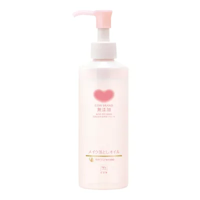 【送料込・まとめ買い×6個セット】カウブランド 無添加 メイク落とし オイル ポンプ付 本体 180mL 牛乳石鹸共進社
