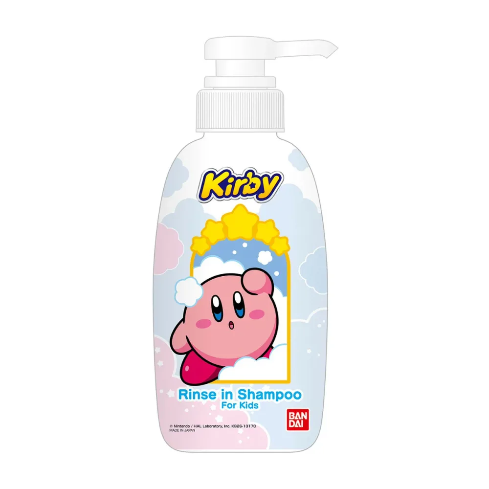 【送料込・まとめ買い×8個セット】リンスインシャンプー 星のカービィ ポンプ 本体 300mL バンダイ