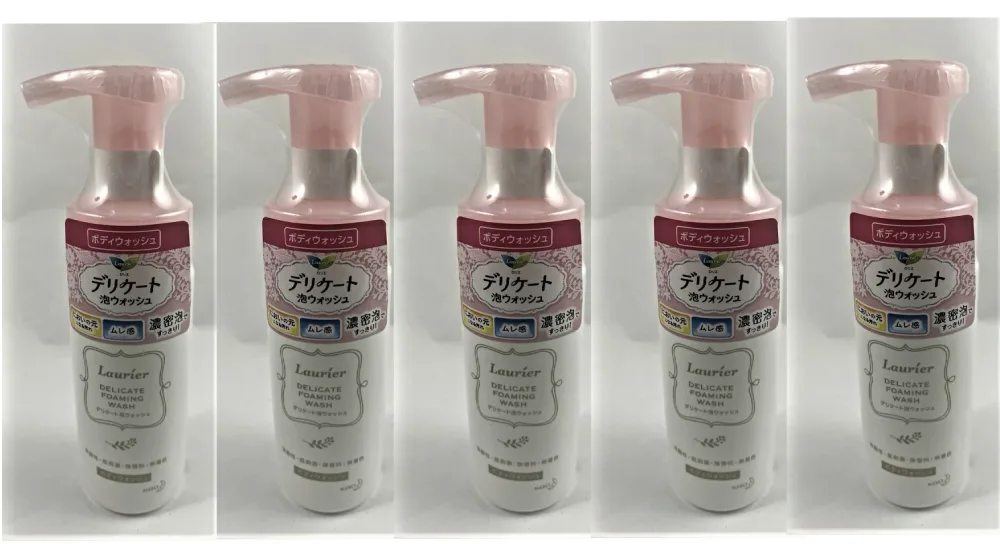 【×5本セット送料込】花王 ロリエ デリケート 泡ウォッシュ 150ml ボディウォッシュ(泡タイプ) 4901301377562