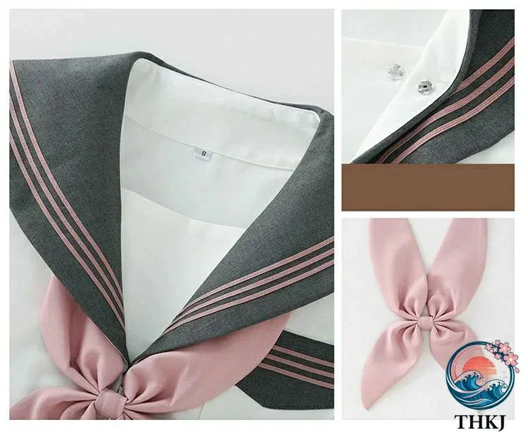 セーラー服 3 点セット 女子高校 上下セット 長袖セット 半袖セット JK 制服 学生服 文化祭 コスプレ衣装